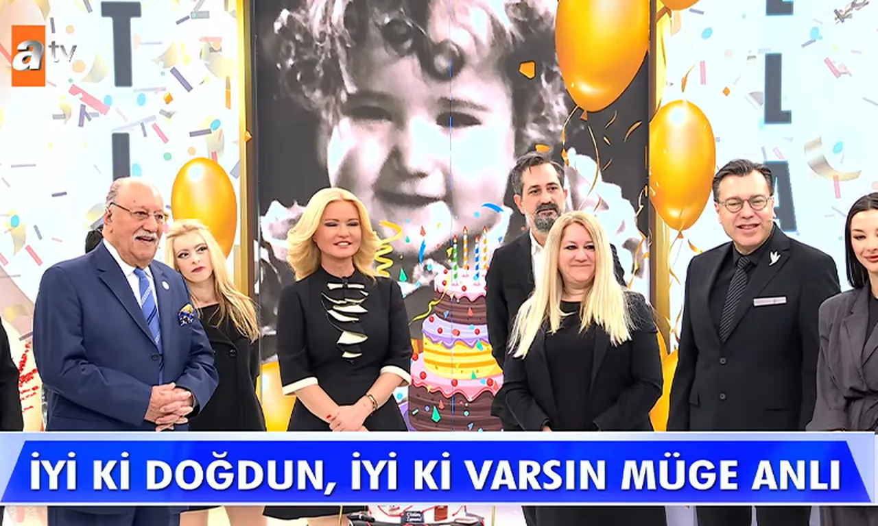 Müge Anlı’ya yayında 52. yaş kutlaması! Rahmi Özkan ‘altın’ geleneğini bozmadı