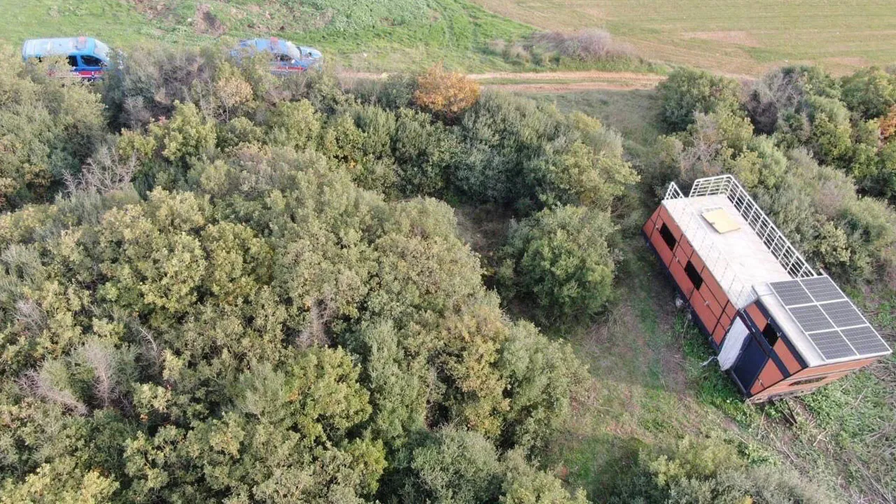 Çalınan taşınabilir ev