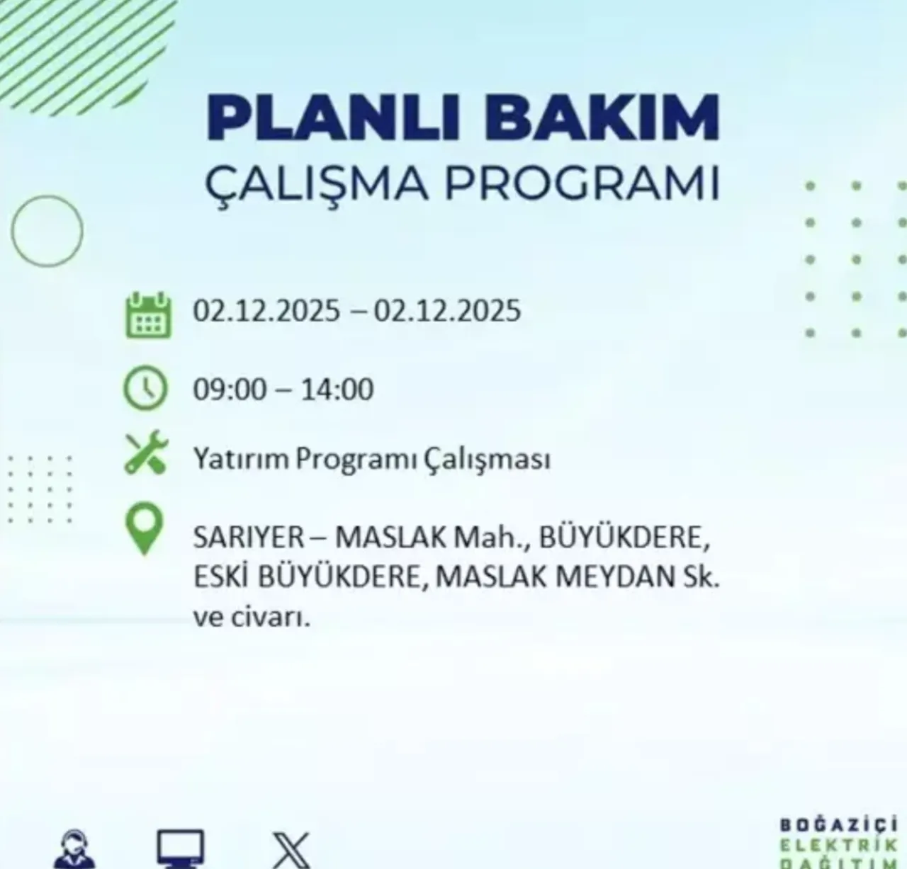 2 Aralık İstanbulda elektrikler ne zaman gelecek? BEDAŞ ve AYEDAŞ kesinti programı