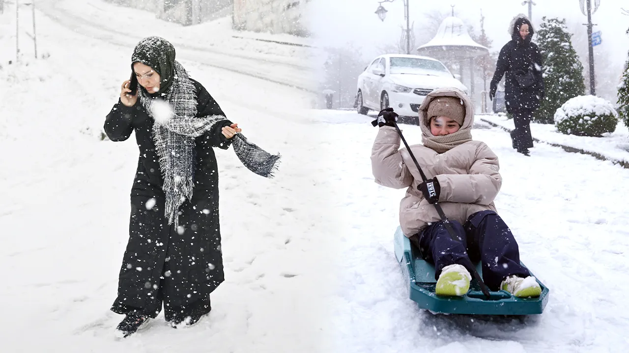 İSTANBUL'A KAR GELİYOR