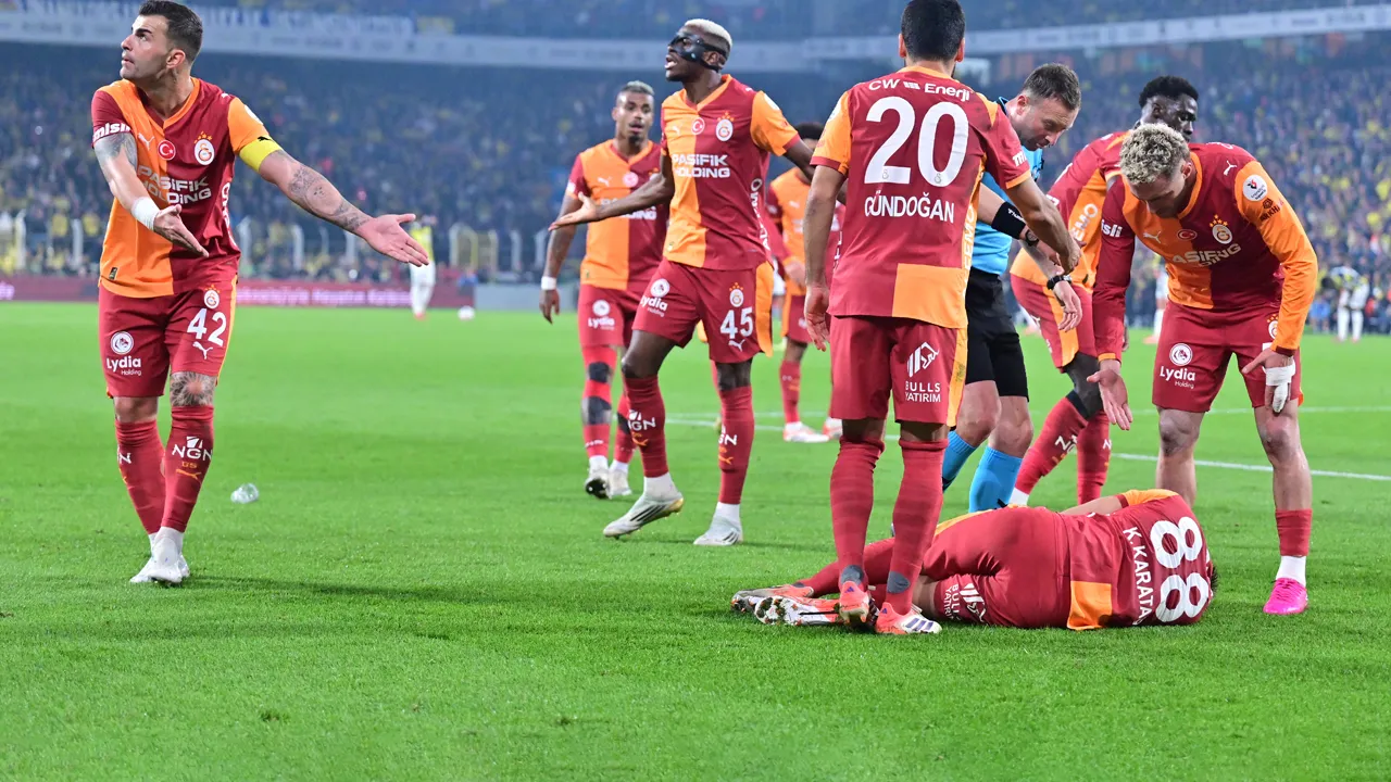 Galatasaray'dan Kazımcan Karataş paylaşımı: Yüzünün hali gündem oldu
