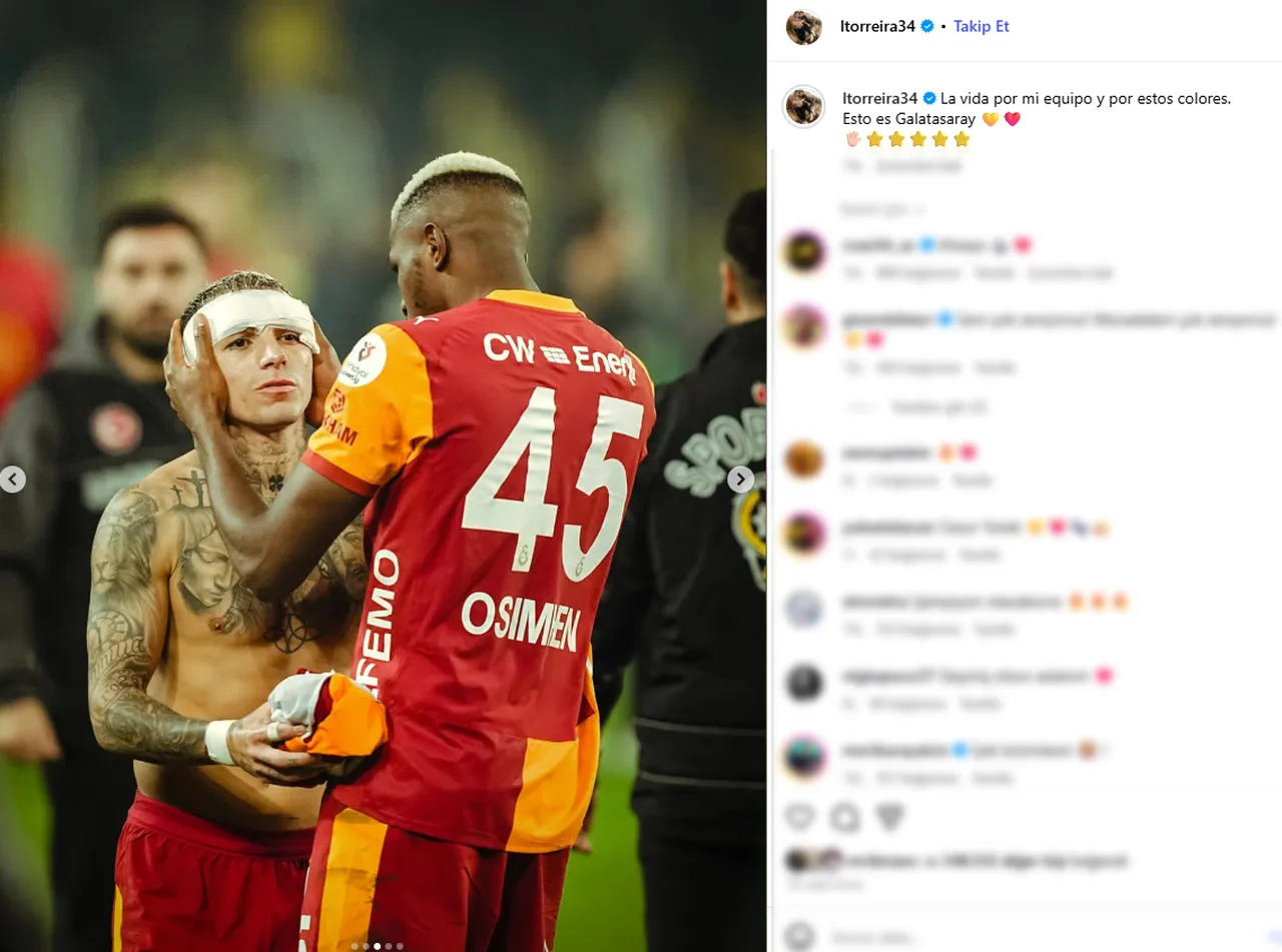 Lucas Torreira'nın paylaşımı