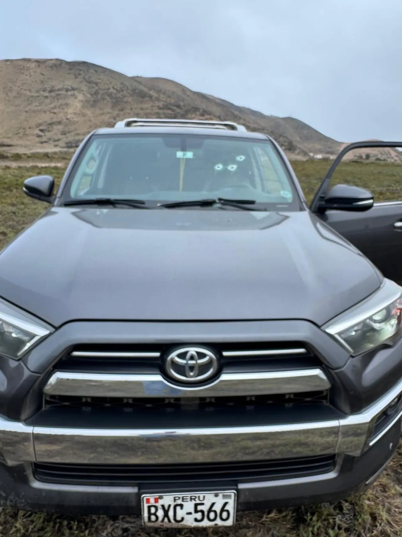 Belaunde'nin saldırıya uğrayan aracı