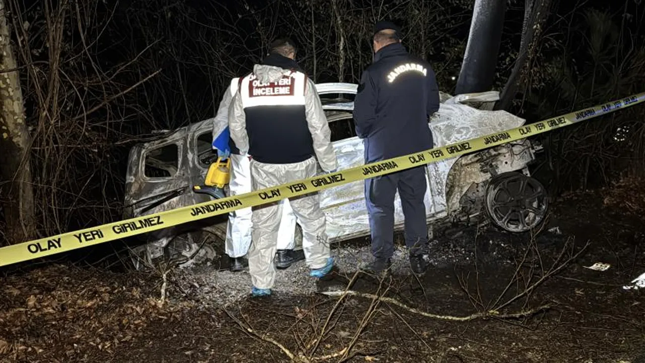 Safranbolu'da korkunç kaza! Sürücü yanarak hayatını kaybetti