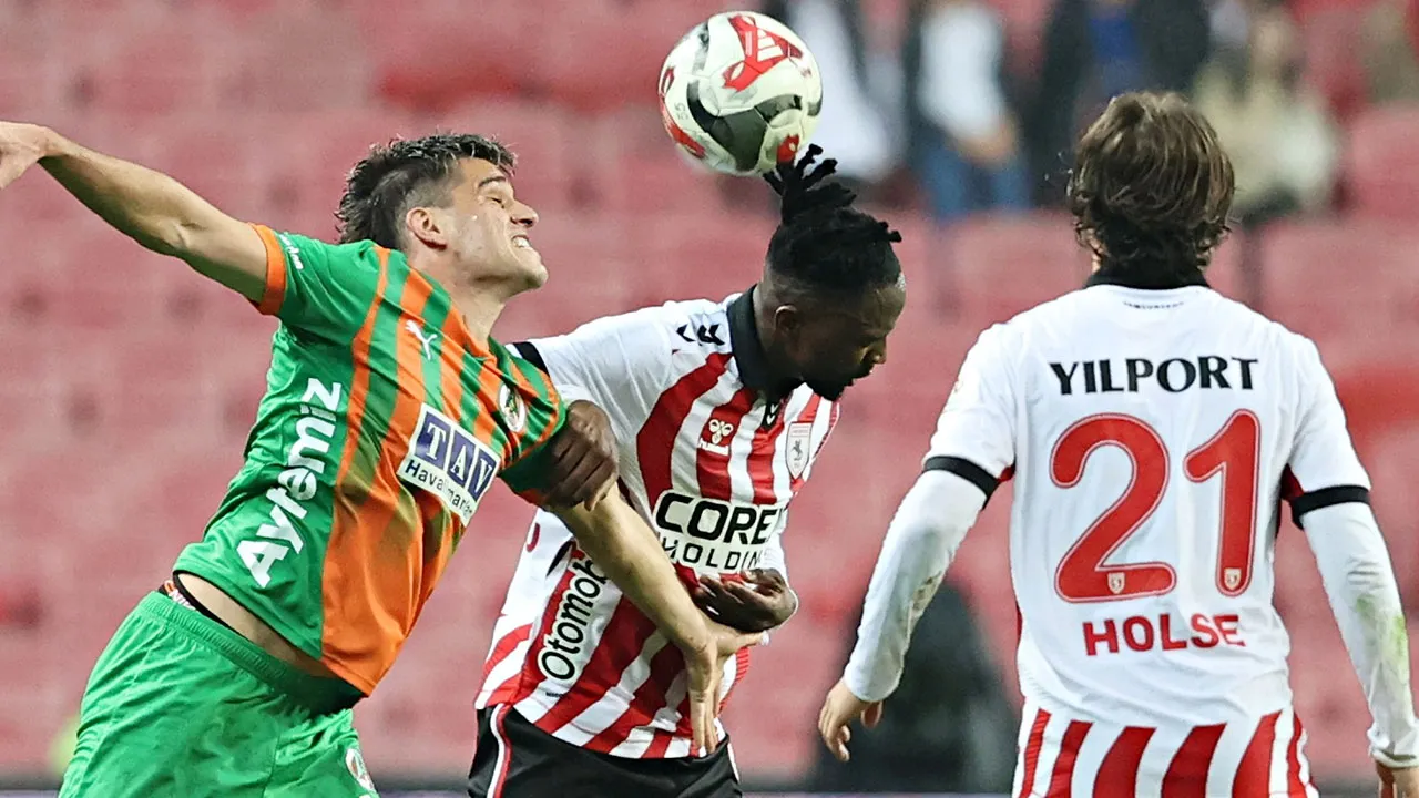 Samsunspor, Alanya’ya 90+1'de puan verdi