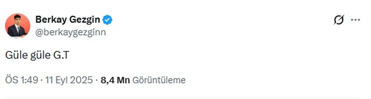 Skandal paylaşımı unutmadı! Gürsel Tekin'den Berkay Gezgin'e bomba sözler