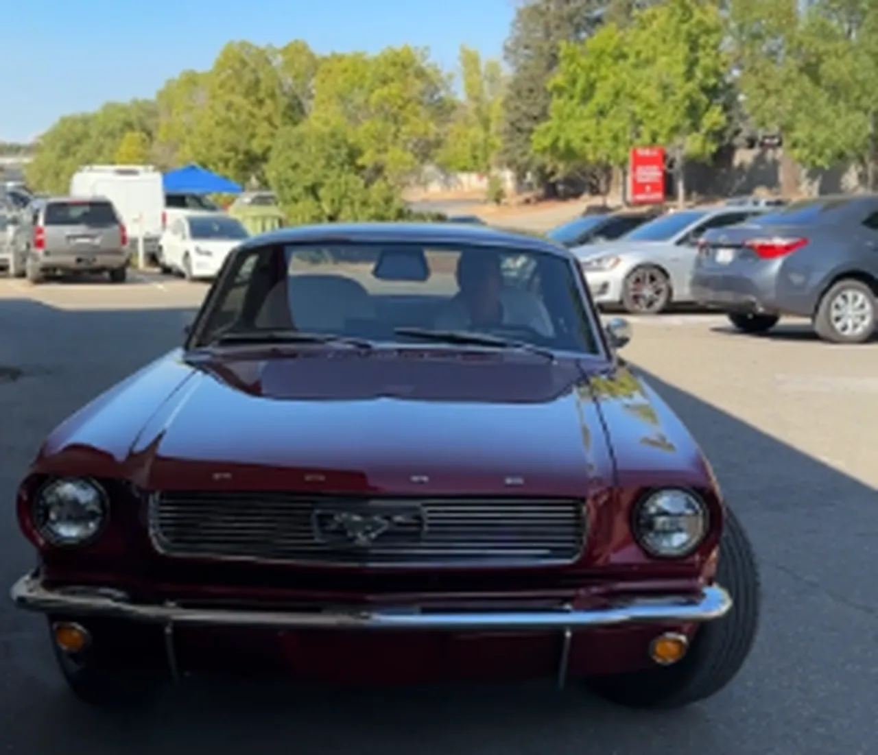 Yolda gören bir daha bakıyor: 1966 model Mustangi Teslaya çevirdi!