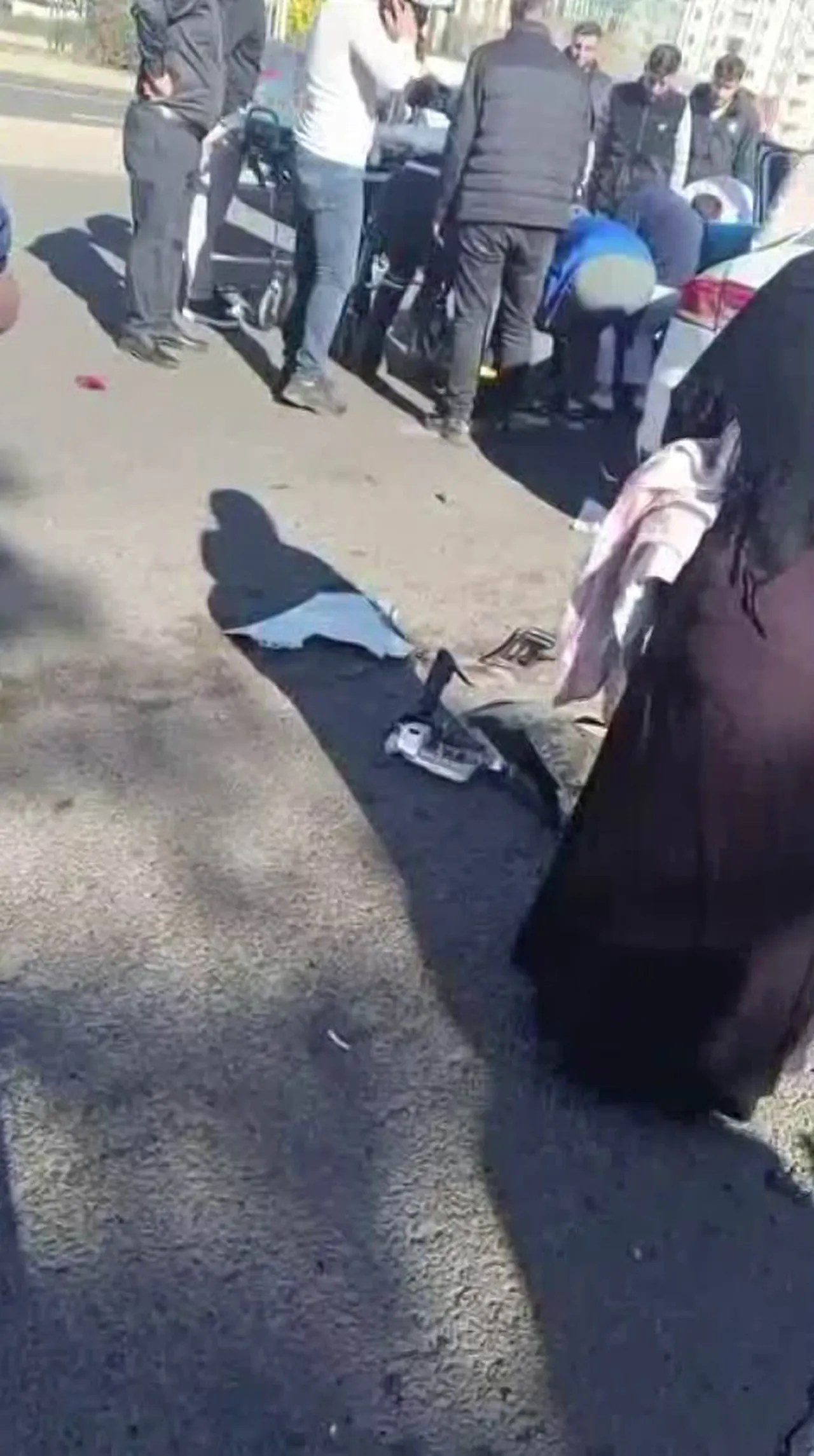 feci kazada 4 kişi yaralandı