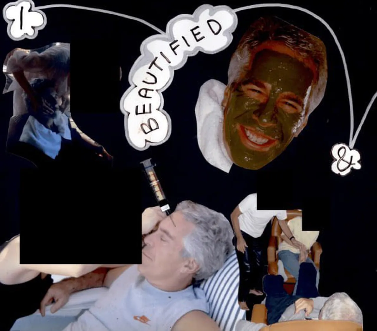 Epstein dosyalarından yeni tuhaf görüntüler.