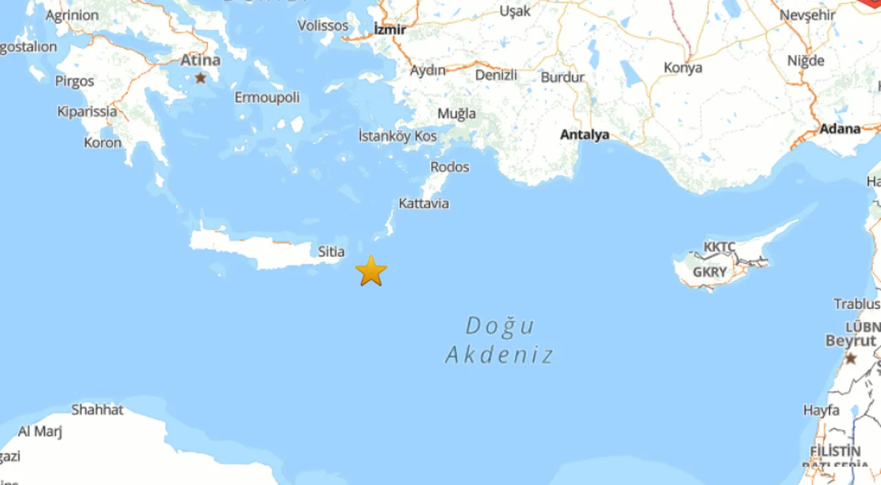 AFAD deprem grafiği haritası