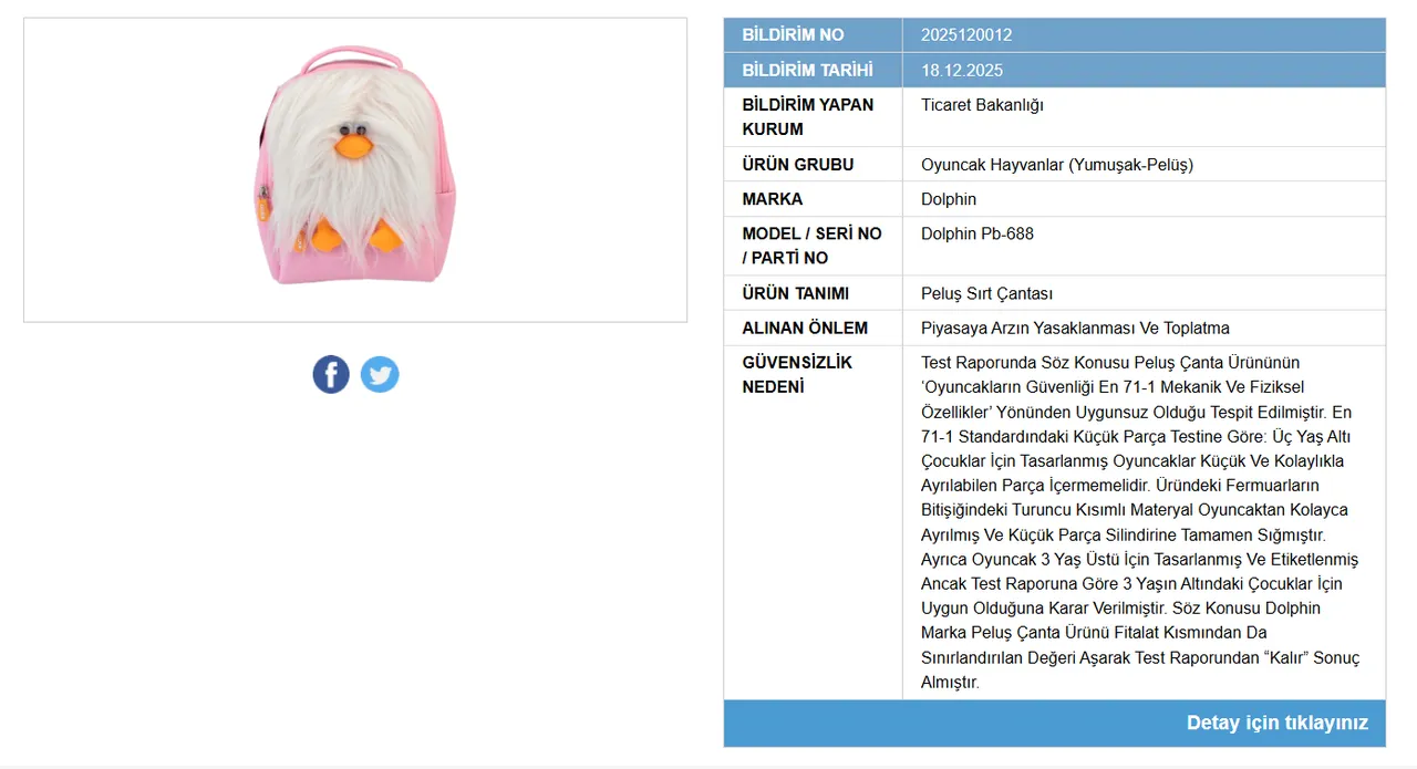 Bakanlık markasına kadar ifşa etti! Satışı yasaklandı, raflardan toplatılıyor