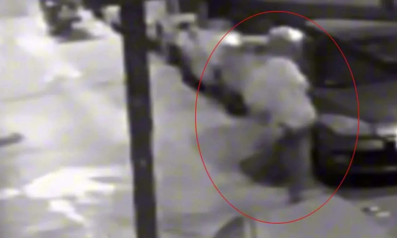 Esenyurt’ta vahşet anları: Alkollü kadın yaşlı adamı acımasızca dövdü