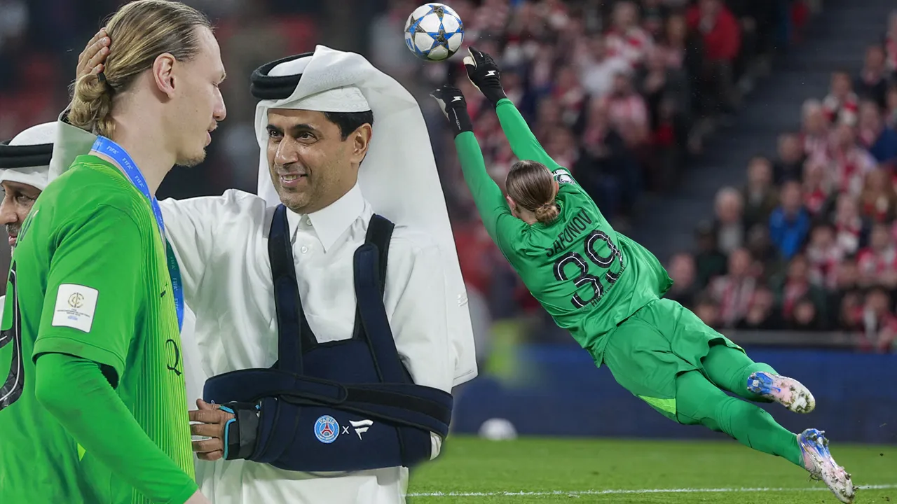 Finalde 4 penaltı kurtardı, gerçek ortaya çıktı! Kırık elle tarih yazdı