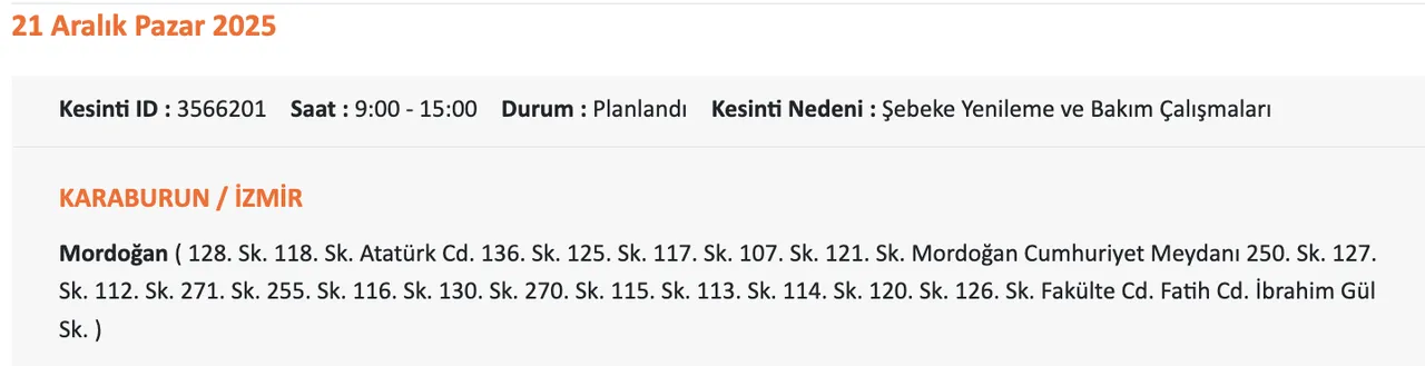 Gaziemir elektrik kesintisi son dakika! İzmirde elektrikler ne zaman gelecek?