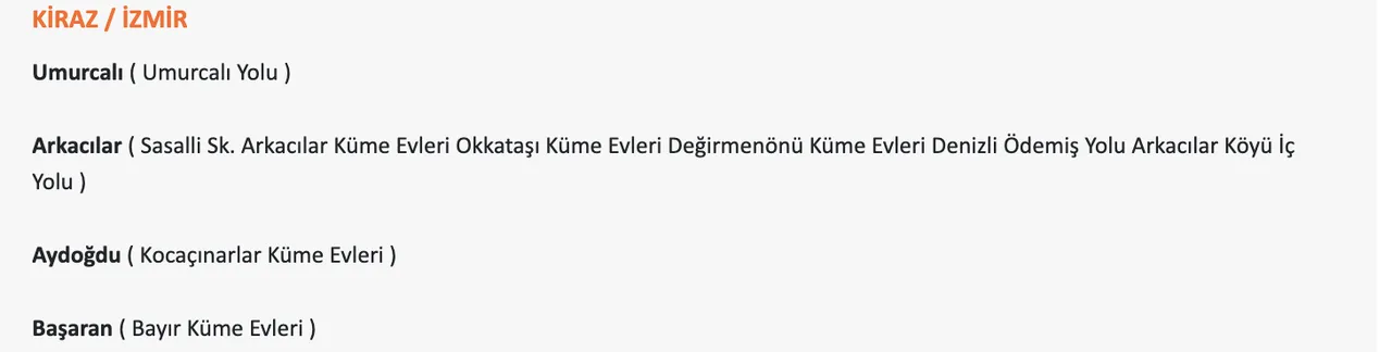 Gaziemir elektrik kesintisi son dakika! İzmirde elektrikler ne zaman gelecek?