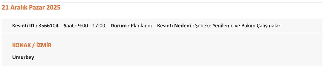 Gaziemir elektrik kesintisi son dakika! İzmirde elektrikler ne zaman gelecek?