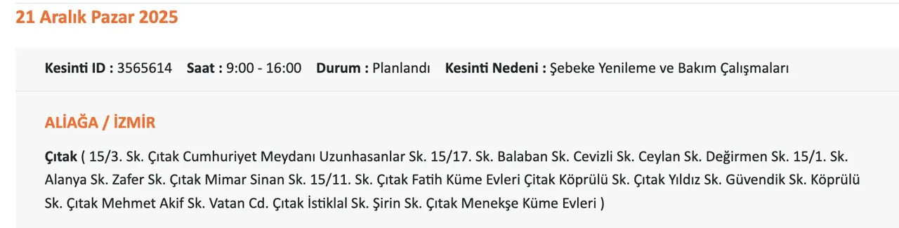 Gaziemir elektrik kesintisi son dakika! İzmirde elektrikler ne zaman gelecek?