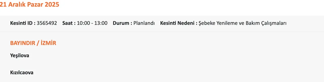 Gaziemir elektrik kesintisi son dakika! İzmirde elektrikler ne zaman gelecek?