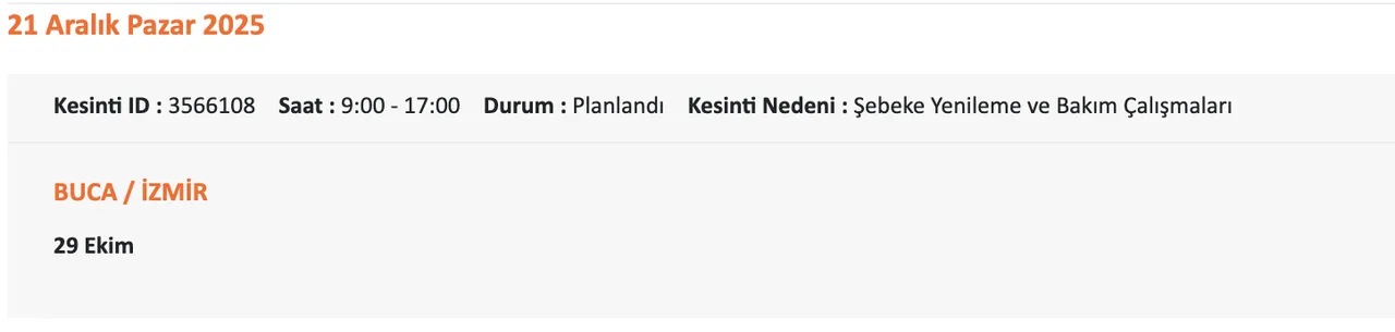 Gaziemir elektrik kesintisi son dakika! İzmirde elektrikler ne zaman gelecek?