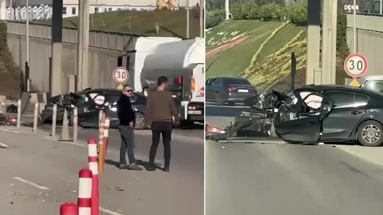 TEM'de feci kaza! Anne ve oğlu canından oldu