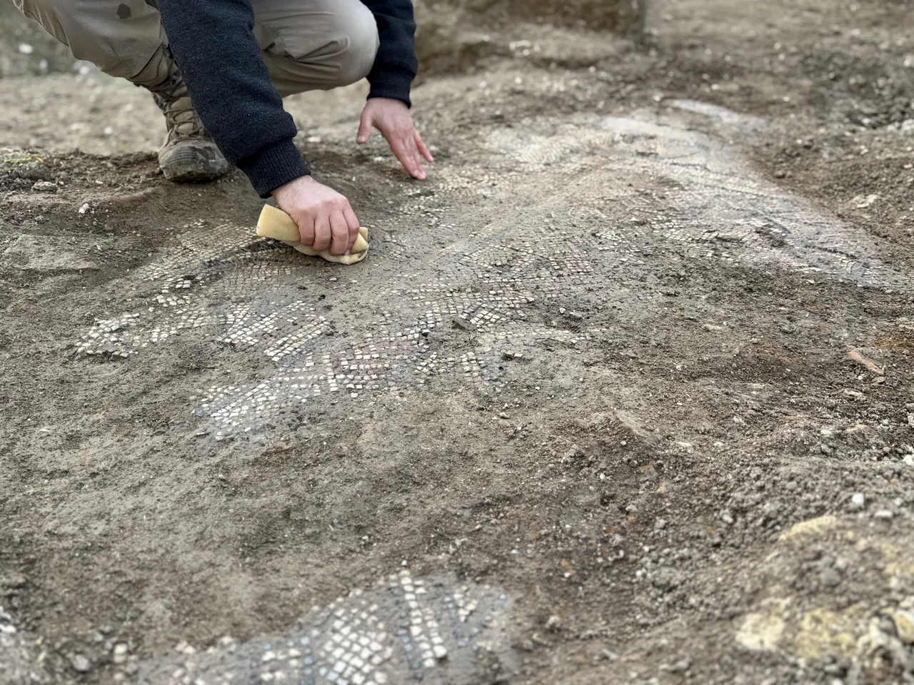 Kazı çalışmasına ait görseller