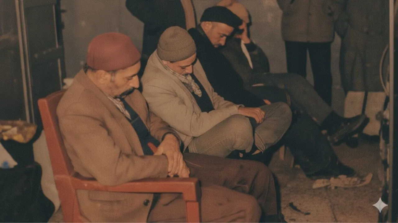 İSTASYONLARDA UYUKLAYANLAR: İstasyonlarda saatlerce bekleyenler kendilerini uykuya teslim ediyorlar. Ve gecenin yarısında gelen trenin sessiyle uyanıyorlar. Burası, Kars'tan, gelen Doğu Ekpresi'nin Ankara'ya döndüğü ve Malatya'ya gidecek olanların (bizim gibi) inerek başka bir treni beklediği istasyon.