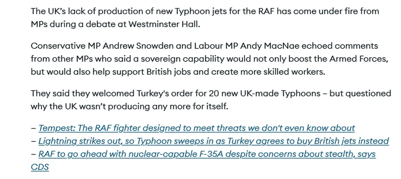 İngiliz vekiller Türkiye’yi örnek gösterip isyan etti! "Neden biz üretmiyoruz?"