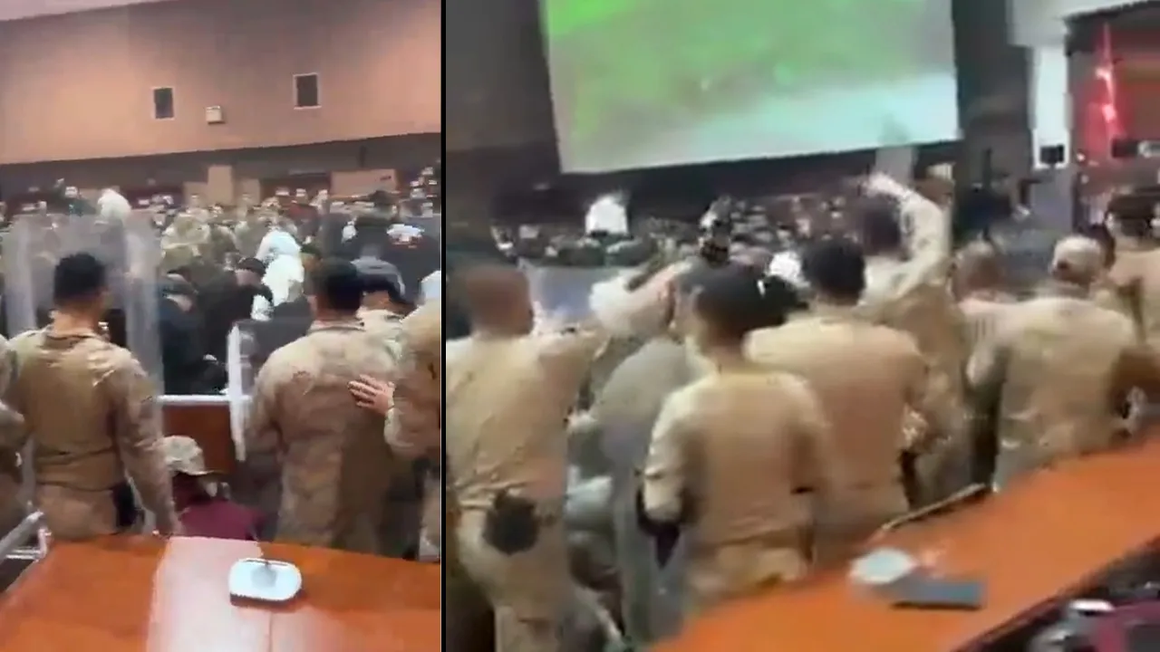 Barış Boyun davasında karar açıklandı, sanıklar çıldırdı! Sandalyeler havada uçuştu, biber gazıyla müdahale edildi