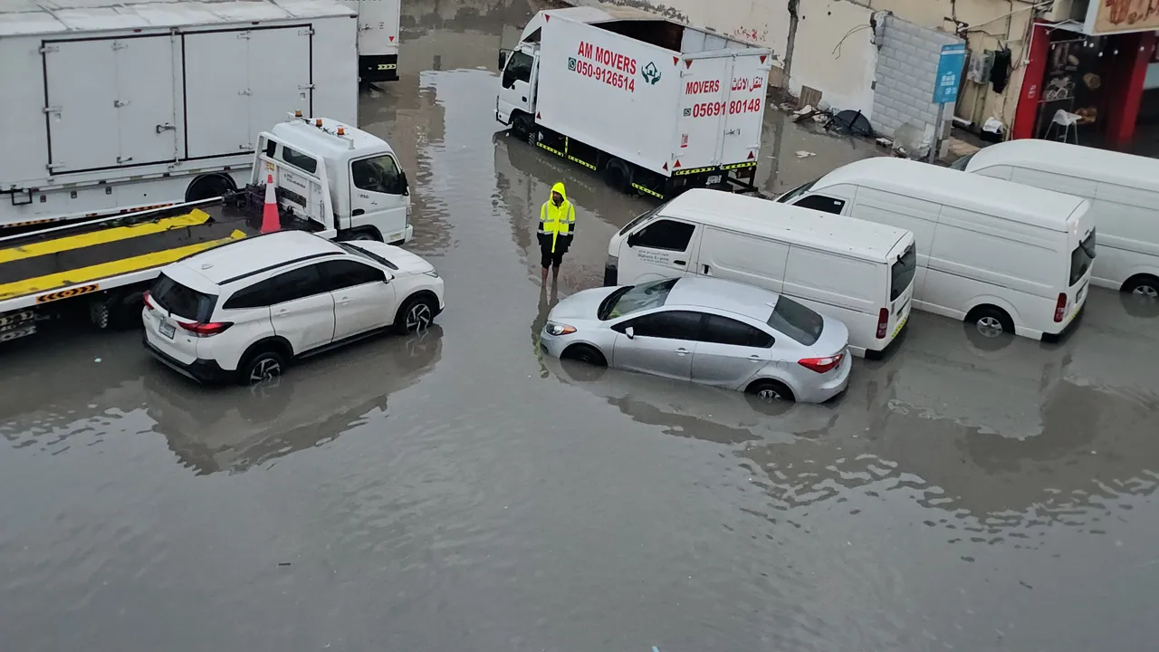 Birleşik Arap Emirlikleri'ni sel vurdu! Sokaklar göle döndü, yollar çöktü