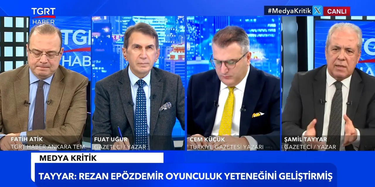 TGRT Haber ekranlarında yayınlanan Medya Kritik programı
