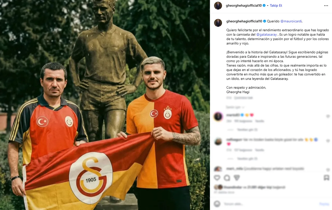 Hagi'nin paylaşımı