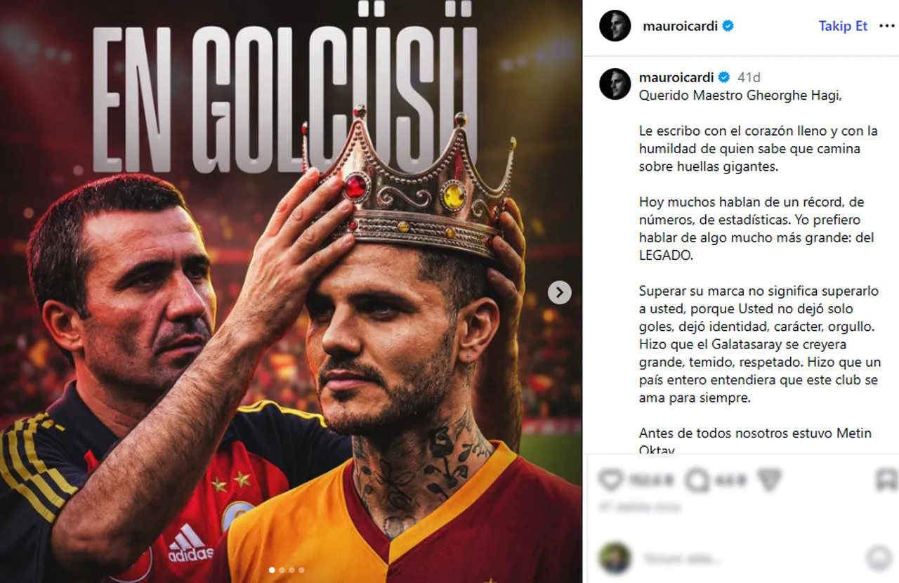 Maurı Icardi'nin paylaşımı