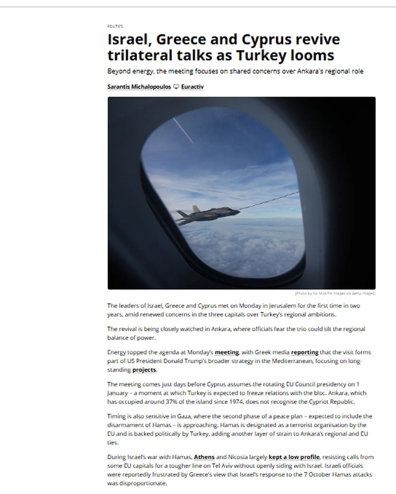 Tel Aviv’de hesaplar Türkiye’ye takıldı! Zirveden Ankara mesajı