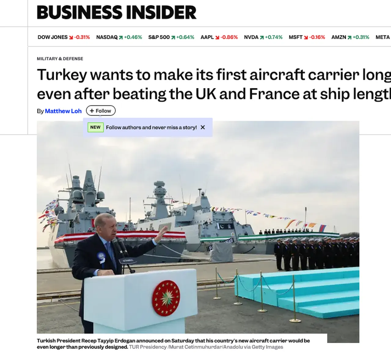 ABD basını kayıtsız kalamadı! TCG Anadolu’nun ağabeyi Fransa ve İngiltere’yi tek kalemde sollayacak   diye manşetten duyurdular