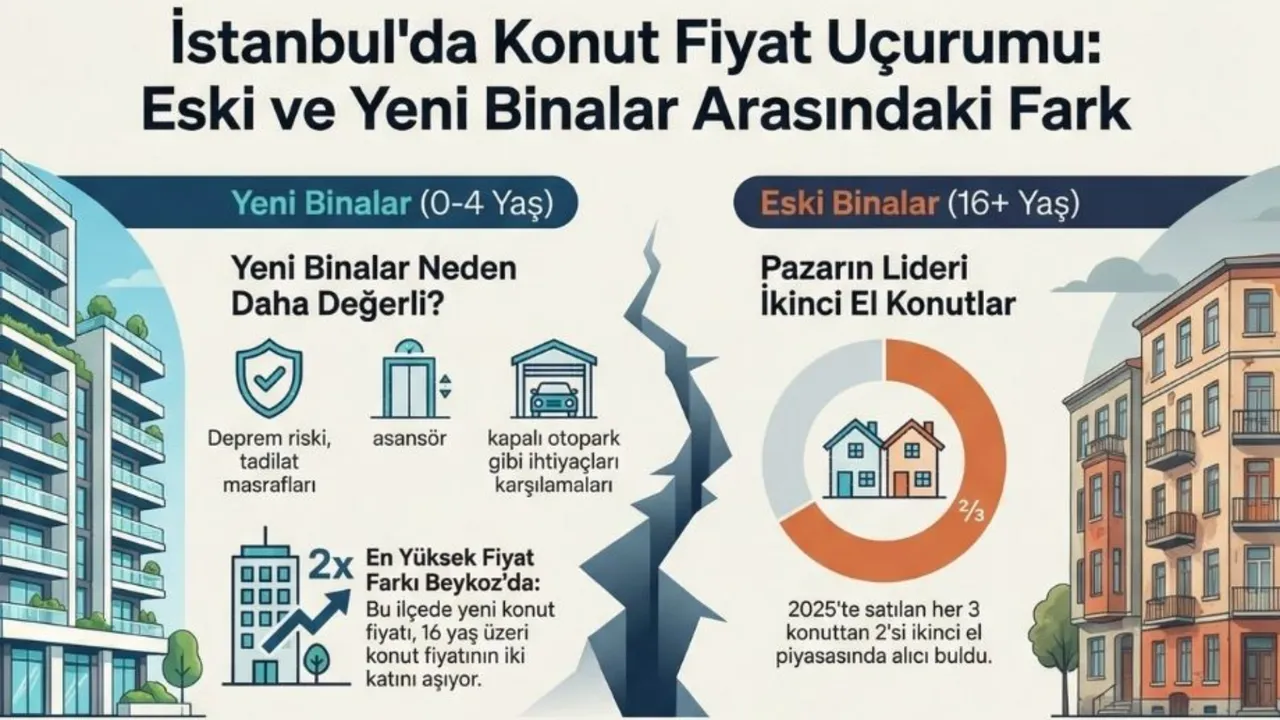  Eski ev mi, yeni ev mi? Fiyat farkı 2 katı aşıyor!