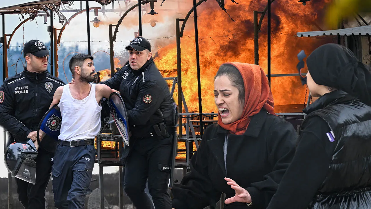 Seyhan Baraj Gölü kıyısında yıkım gerginliği! 4 kişi gözaltında