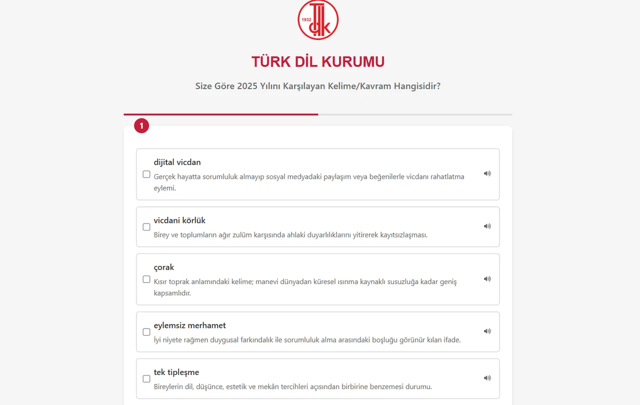 TDK yılın kelimesi oylaması 2025 nereden yapılır?