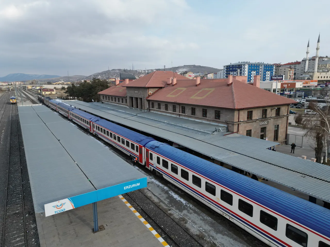 Turistik Doğu Ekspresi, ilk durağı Erzurum’a ulaştı