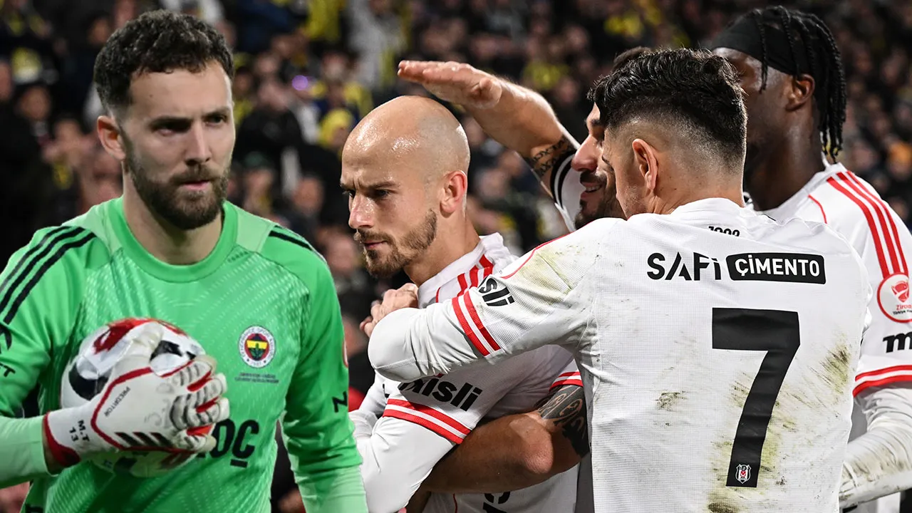 Yılın son derbisinde Beşiktaş, Fenerbahçe'yi 90+1'de devirdi