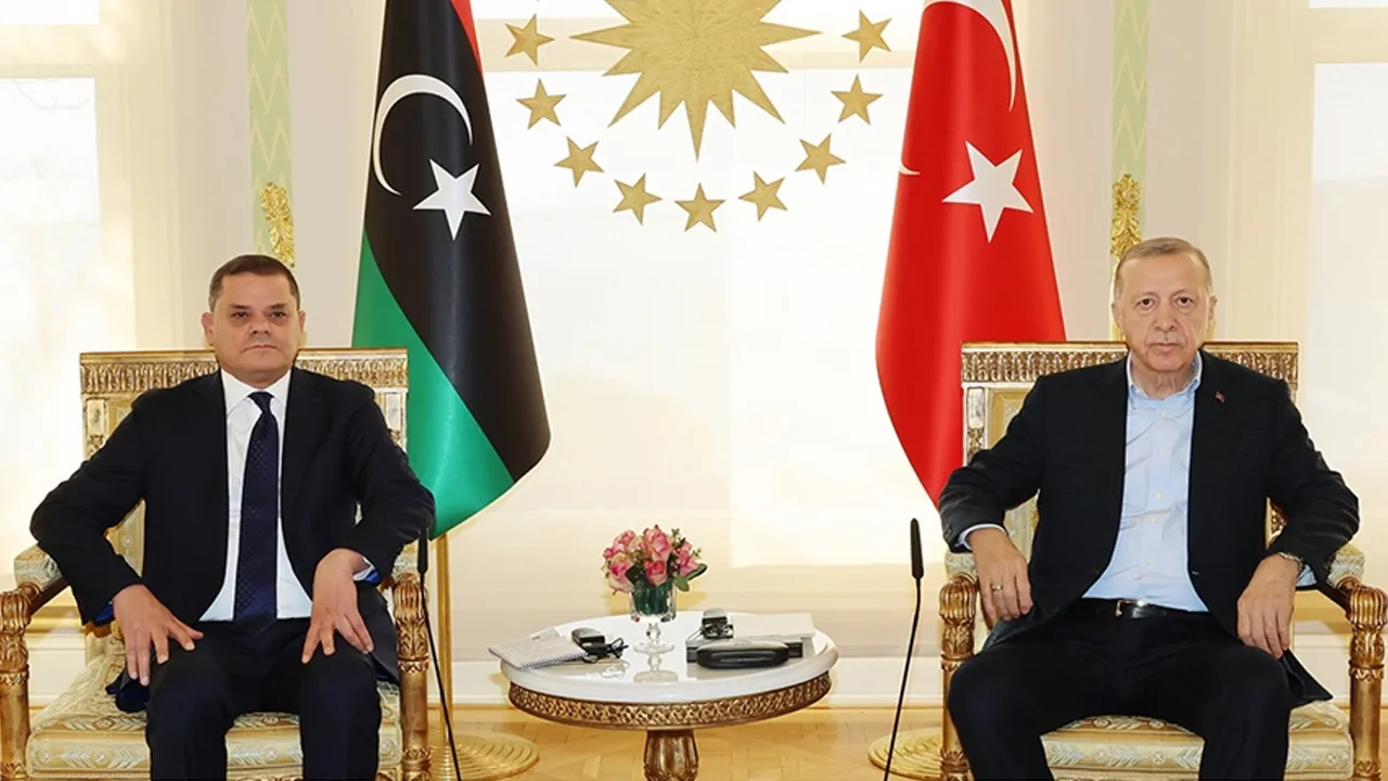 Cumhurbaşkanı Erdoğan, Libya Başbakanı Dibeybe ile görüştü
