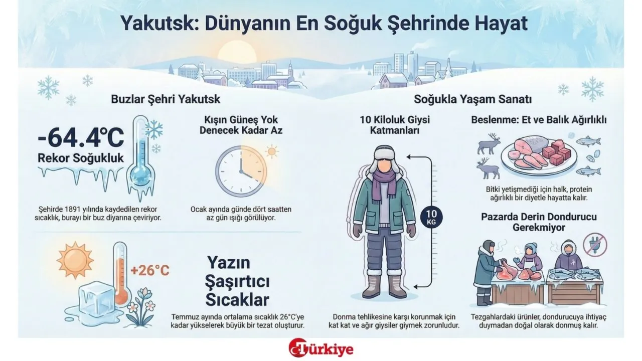 Yakutsk: Dünyanın en soğuk şehrinde hayat
