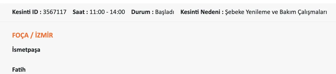 Gediz Elektrik kesintisi sorgulama: 24 Aralık 2025 İzmirde elektrikler ne zaman gelecek?( Bornova, Urla, Çeşme?