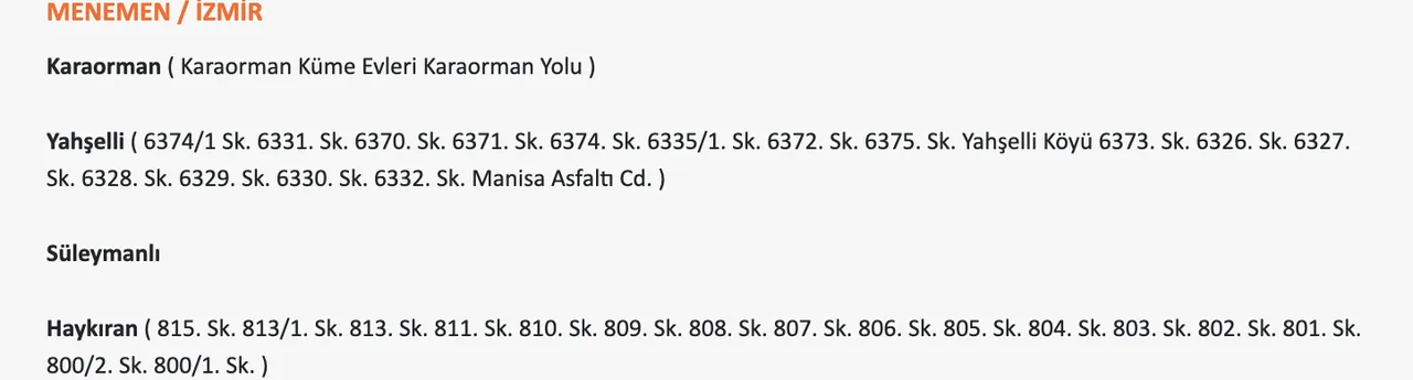 Gediz Elektrik kesintisi sorgulama: 24 Aralık 2025 İzmirde elektrikler ne zaman gelecek?( Bornova, Urla, Çeşme?