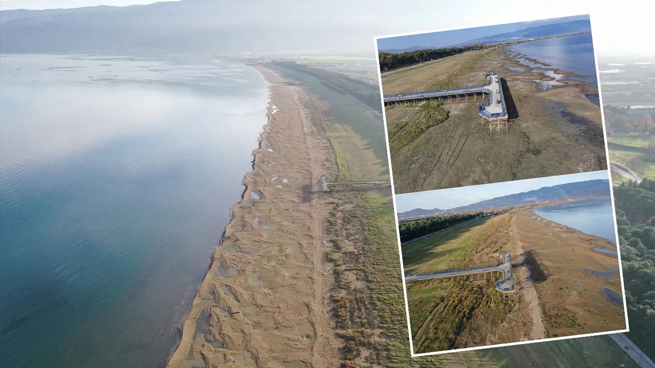 İznik Gölü kritik seviyenin altında! Su miktarı da kalitesi de alarm veriyor