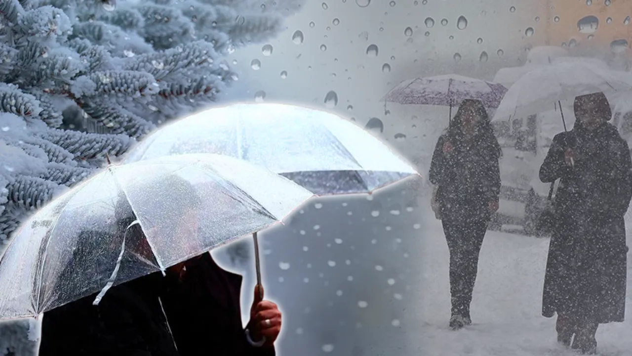Meteoroloji’den 20 ile sağanak, 4 ile kar uyarısı! İkisi birden etkili olacak 