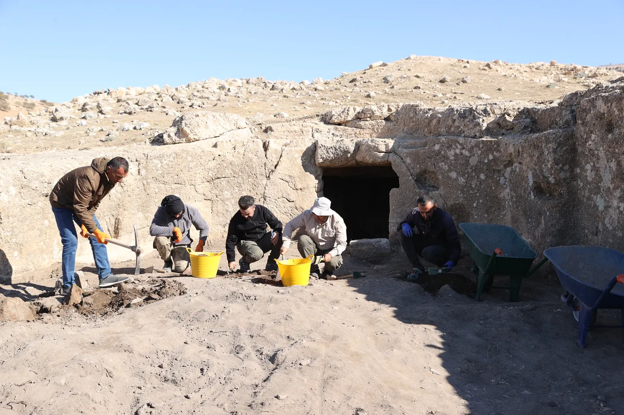 Kazı çalışmasına ait görseller