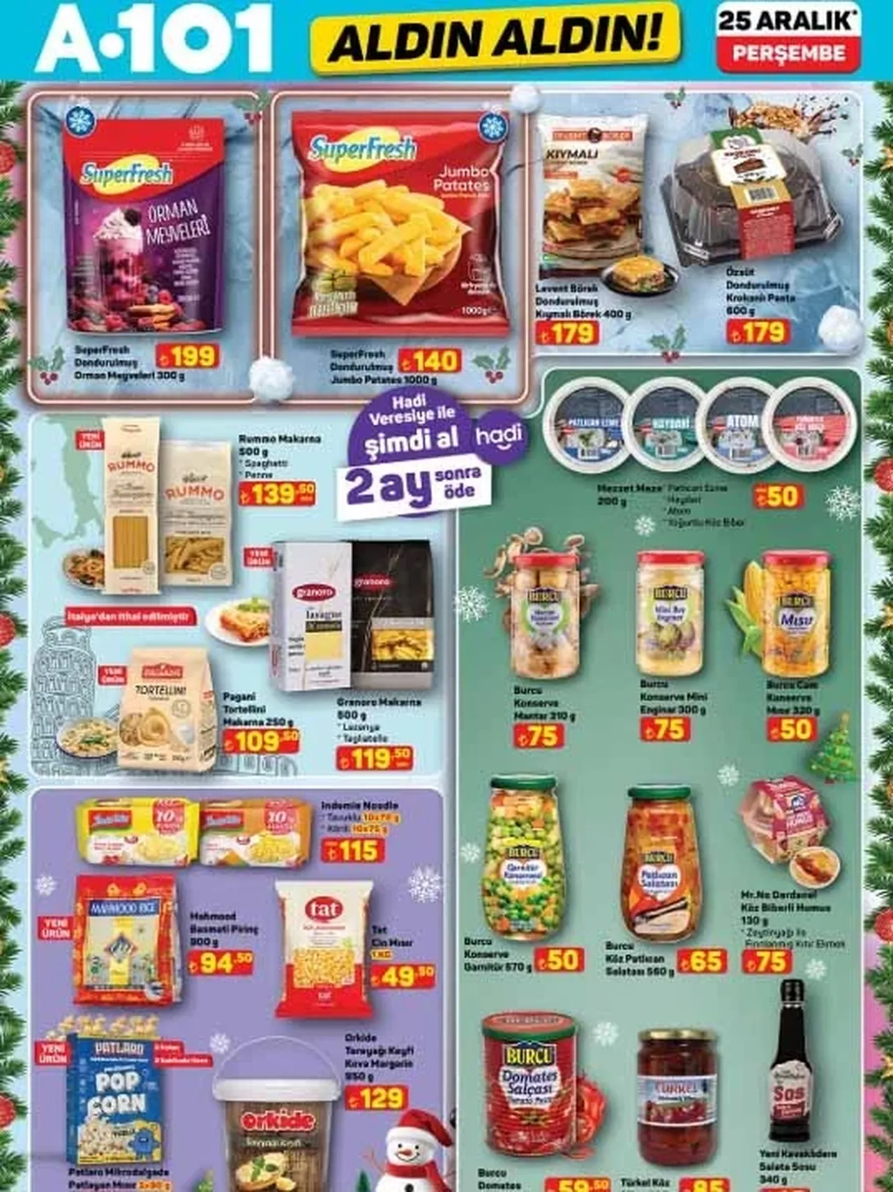 A101 25 Aralık 2025 aktüel ürünler kataloğu yayında! Elektrikli ürünlerde büyük fırsat