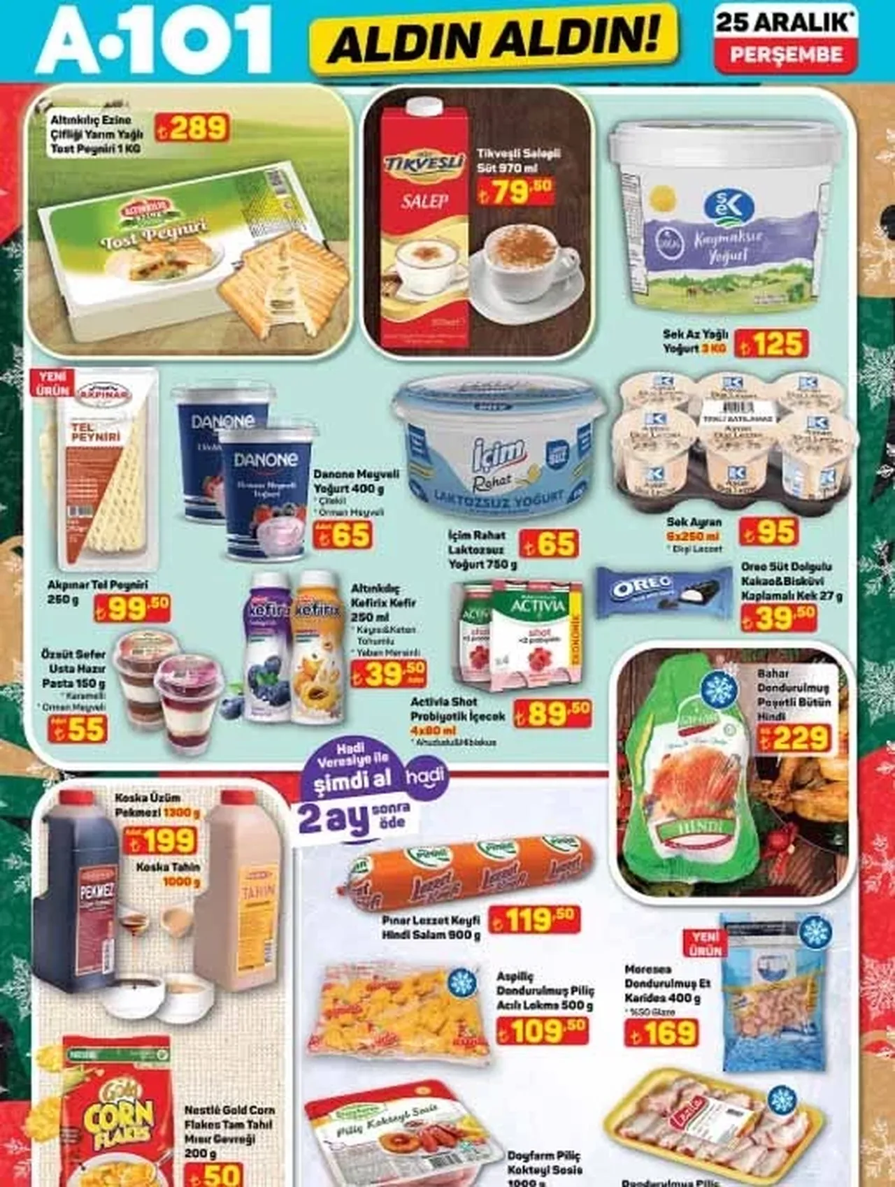 A101 25 Aralık 2025 aktüel ürünler kataloğu yayında! Elektrikli ürünlerde büyük fırsat