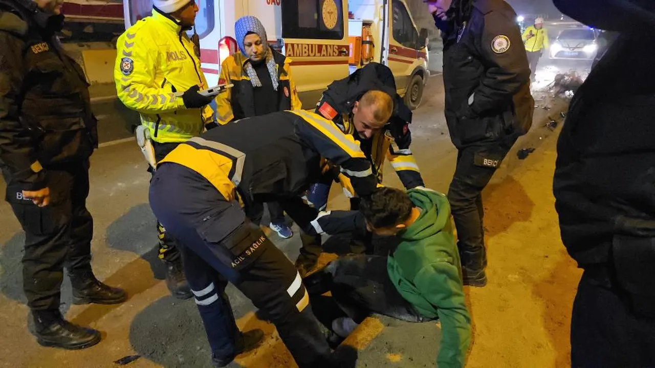 Alkollü sürücü ortalığı birbirine kattı! Polisten kaçtı, kaza yapınca yakalandı