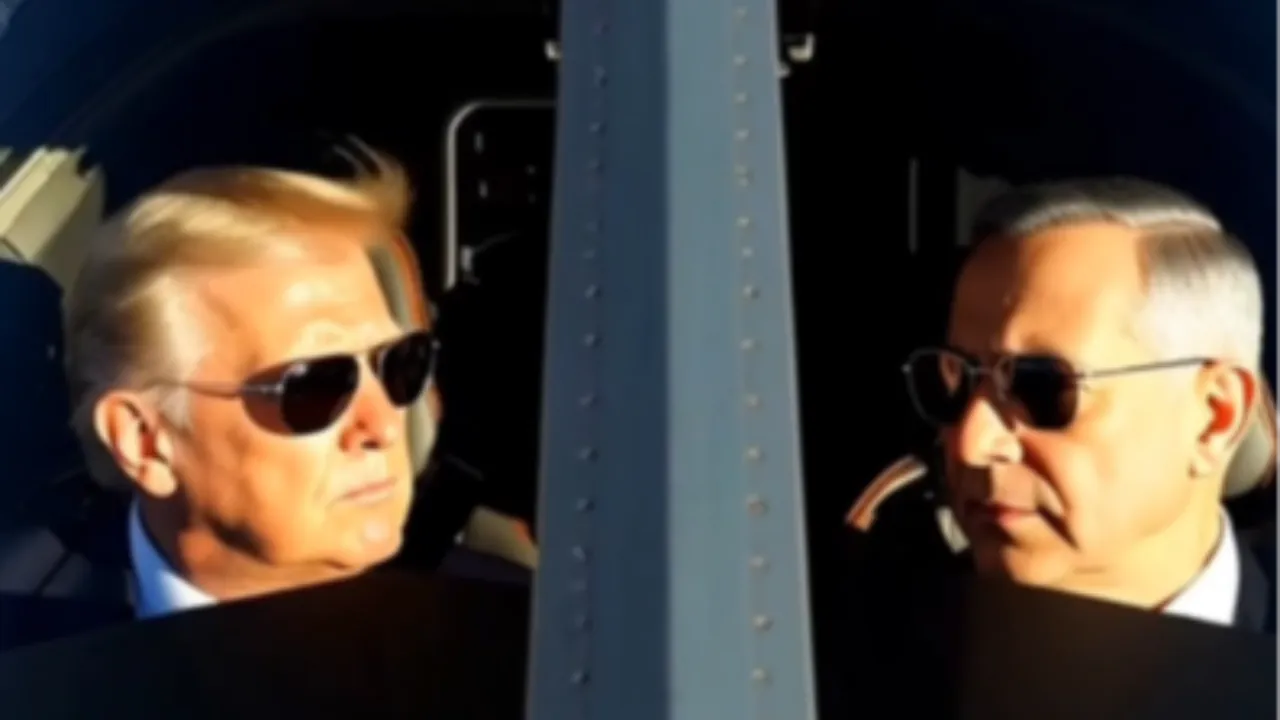 Ateşkesin 6. ayında şaşırtan video: Trump ve Netanyahu, B-2 bombardıman uçağında ne mesaj verdi?